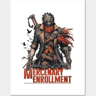 Mercenary Enrollment Posters and Art